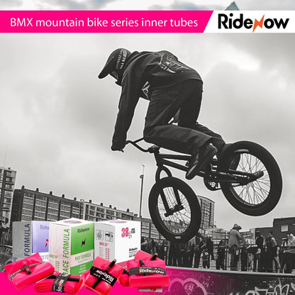RideNow BMX Inner Tube 16",18",20" 18''/1.9-2.5 36g-2Pack, 2 pack 45mm valve