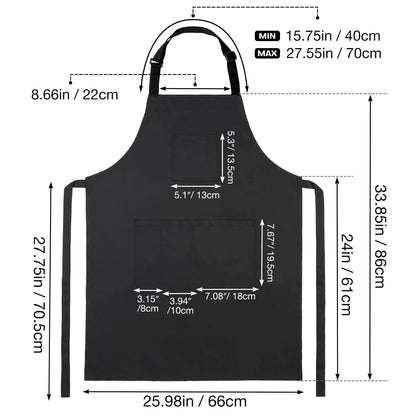 Noverlife Hair Stylist Apron with 4 One Size, Black Styling