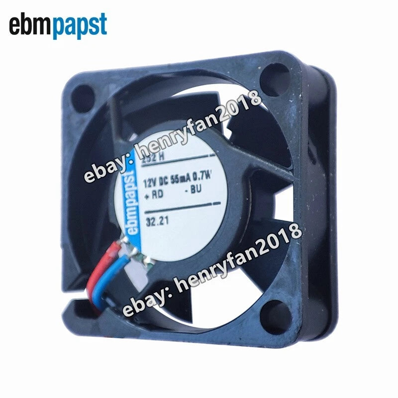 Ebmpapst 252H Axial Fan DC 12V 0.7W 55mA 2-Wire Case Cooling Fan