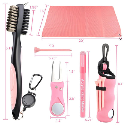 Pink Golf Accessories for Women, Acrylic Paint Ink 16 Pcs