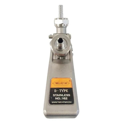 TWELVETAP All Stainless Steel 304 D Type Beer Coupler,Beer D-Type, Silver