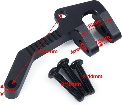 Que-T CNC Aluminum Panhard Mount for 1/10 TRX-4 TRX-6 RC Crawler Car Upgrade...
