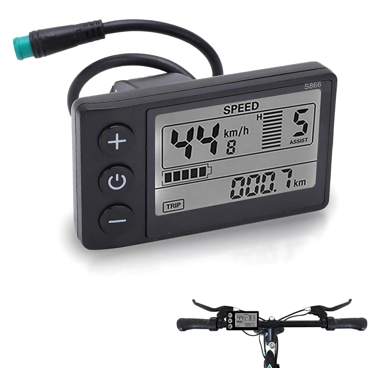 Universal Electric Bike LCD Screen for Electric Scooter Handlebars