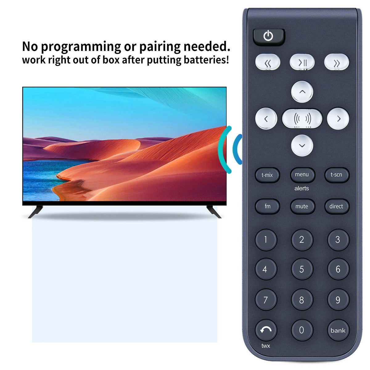 For SiriusXM Replacement Universal Remote Control XDPR2 v2.0