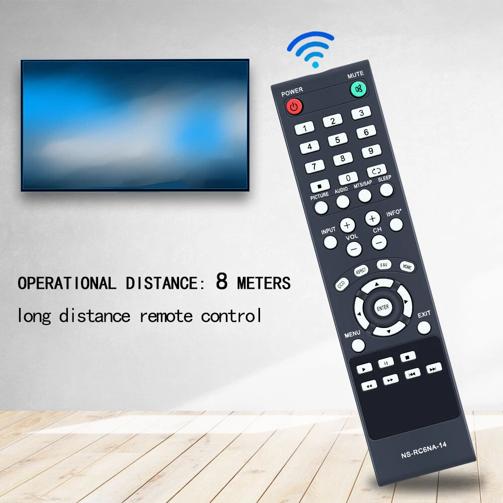 NS-RC6NA-14 Remote Control For Insignia TV NS-24E40SNA14 NS-32D20SNA14