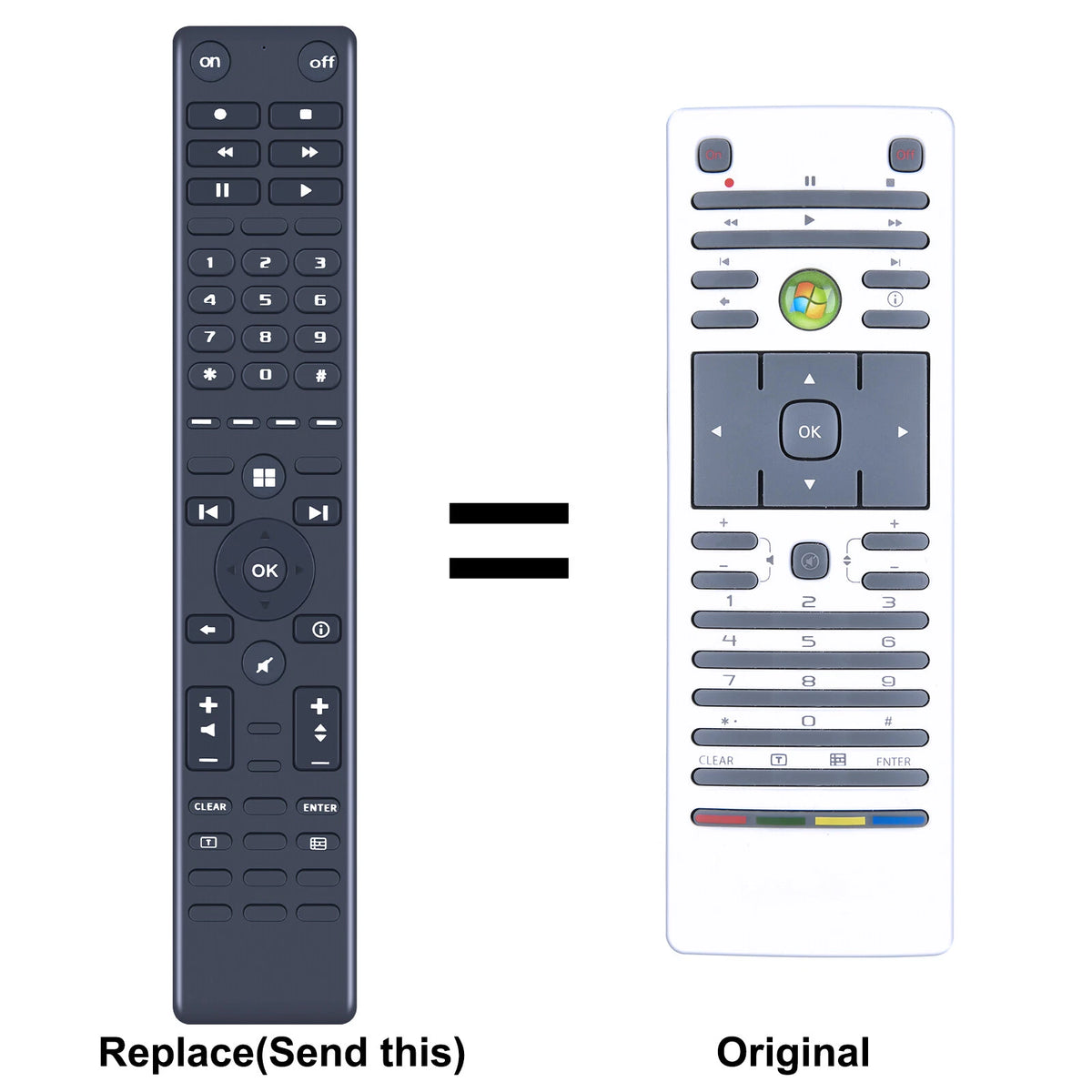 For Lenovo Media Center MCE RC6 IR Remote Control RC2604315/01BG