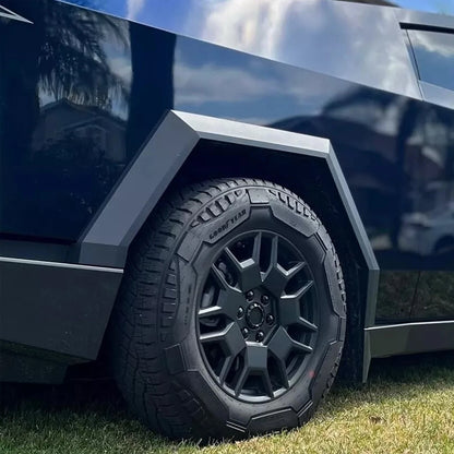 For Tesla Cybertruck Lug Nut Covers & Center Caps (24 Lugs + 4 Caps ) - Glossy