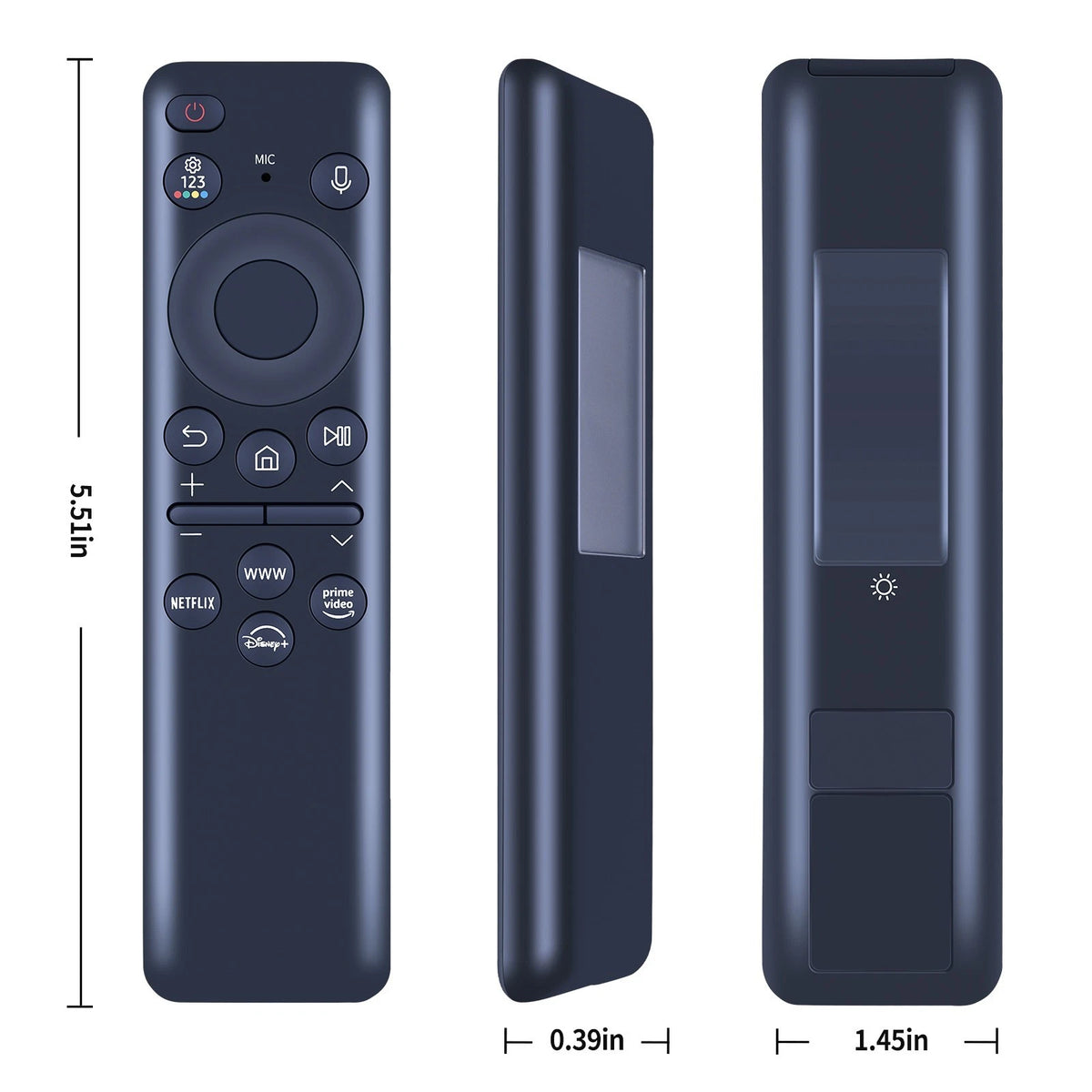 BN59-01432J Solar Cell Voice Remote Control For Samsung TV BN59-01432A
