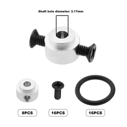 OTOTEC 8 Sets RC Airplane Propellers 3.17mm Prop Protector with Screws...