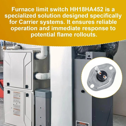 Furnace Flame Rollout Limit Switch 2 Units HH18HA452 for Carrier Payne Models