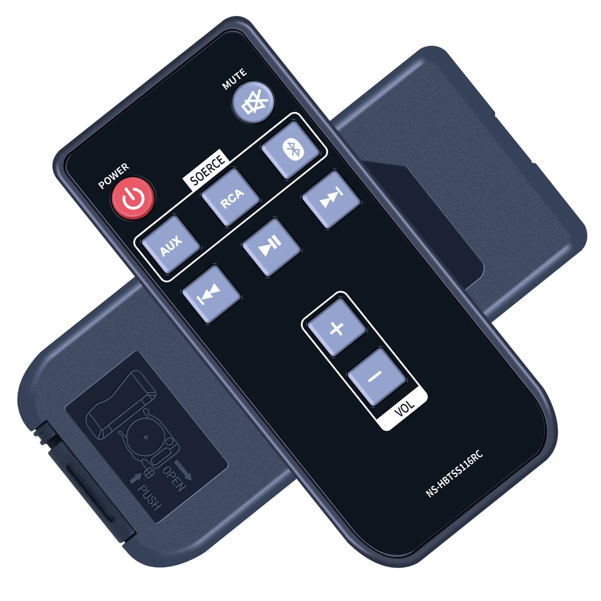 Remote Control For Insignia NS-HBTSS116RC HBTSS116 Powered Bookshelf Speaker