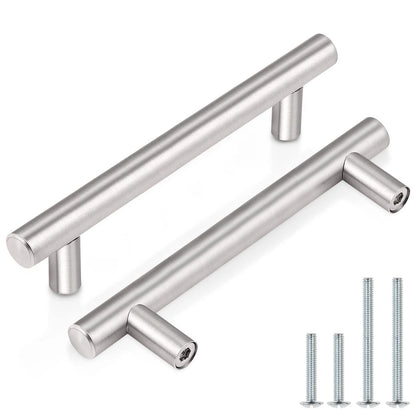 Probrico 30 Pack| 3-1/2 Inch Hole Center hole center 3-1/2", Brushed Nickel