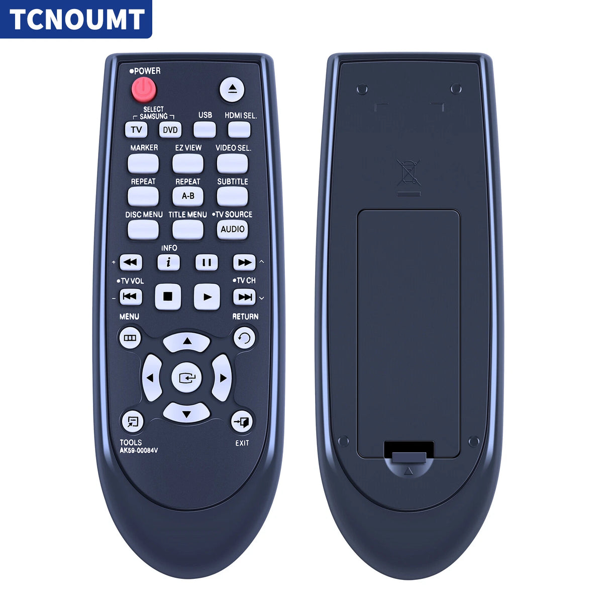 AK59-00084V Remote Control For Samsung DVD Player DVD-C550 DVD-D530