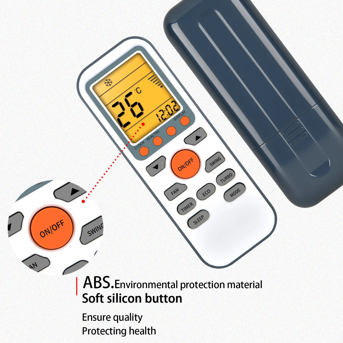 GYKQ-36 Remote Control For TCL Air Conditioner KTTCL002 With backlight