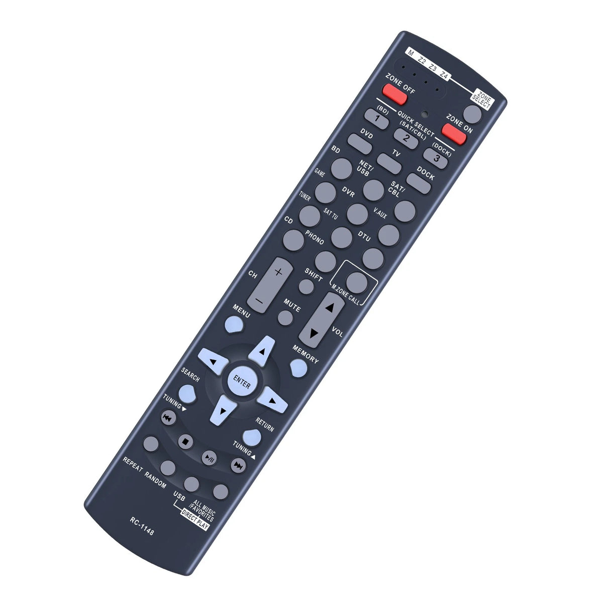 RC-1148 Remote Control For Denon AV Receiver AVR-3311 AVR-4311 AVR-A100