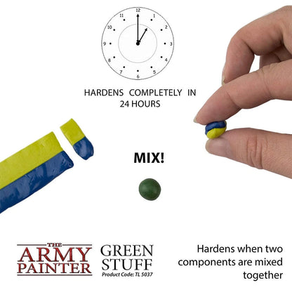 The Army Painter Green Stuff, 2 Part Modelling Clay, x large 18/20,
