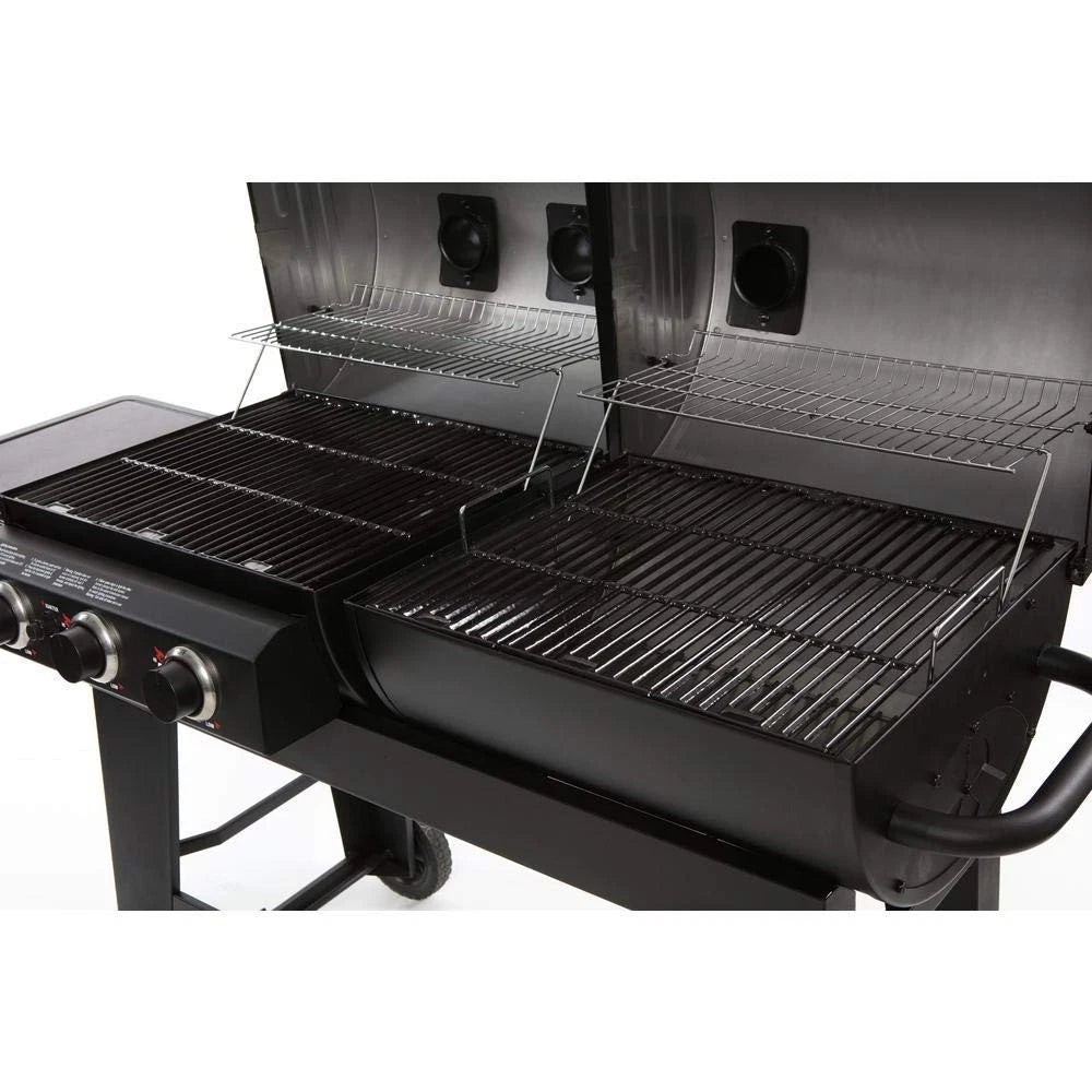 Hongso Grill Parts for Chargriller 5050, PS Heat Plates & Cast lron Grates