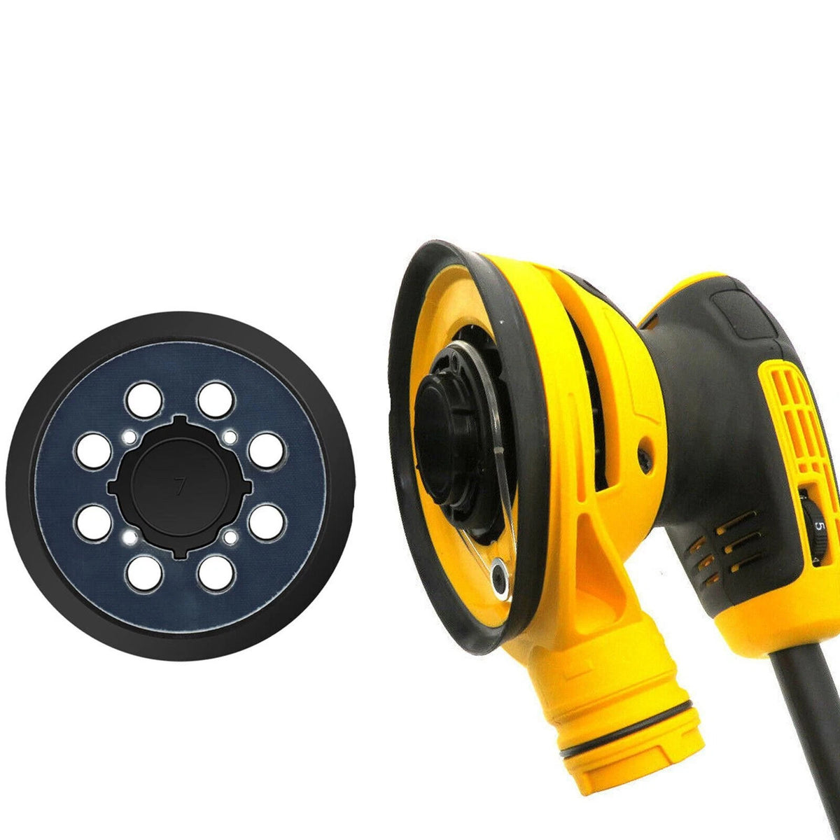 5" 4-Screw Orbital Sander Pad Replacement Hook Loop For Dewalt DWE6421 N329079 m