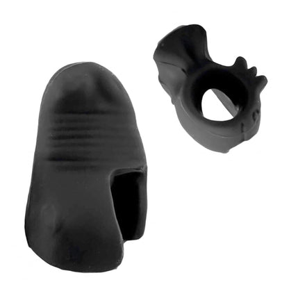 Jiayouy Violin Bow Grip Partner Frog Thumb Stabilizer and Fish Pinky black