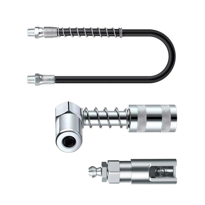 Grease Gun Coupler, 1/8 Inch NPT Right Angle Grease Coupler, 90 Degree