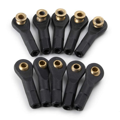 WEFEINO 10Pcs Plastic M3 CW 30mm Tie Rod End Ball Joint Link