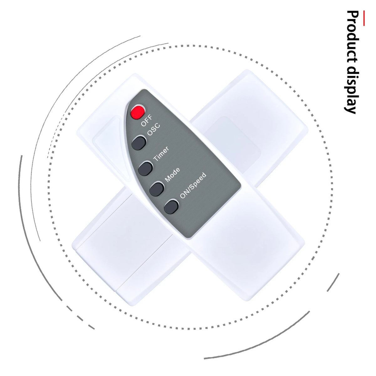 Remote Control For Comfort Zone 16" Quiet 3-Speed Wall Mount Fan CZ16WR