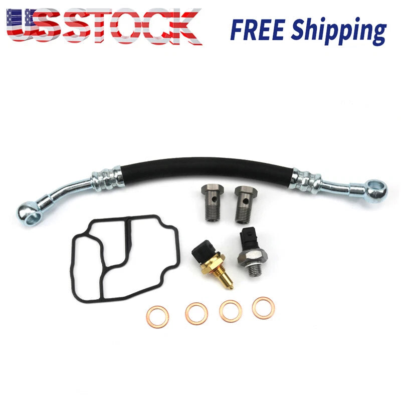 Engine Oil Filter Housing Seal Kit Fits For BMW E46 E39 E53 E85 325Ci 530i X5 Z3