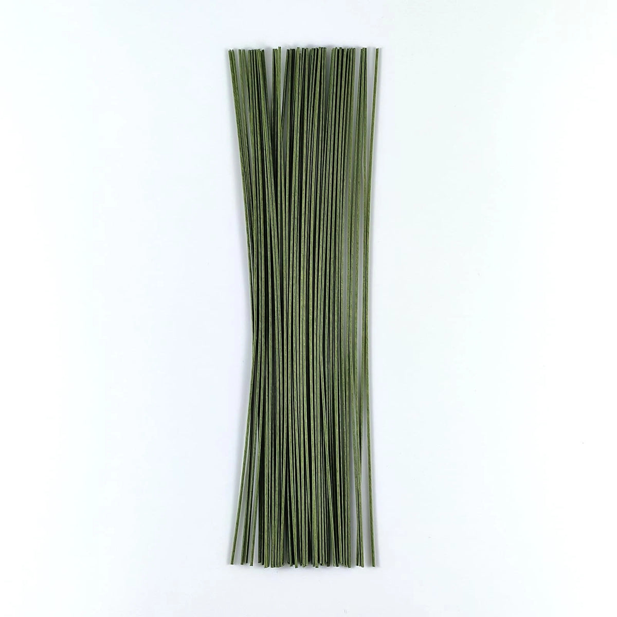 70 pcs Floral Wire, 16 Gauge Stem Dark Green Paper Wrapped for 16