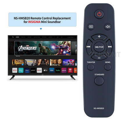 NS-HMSB20 Replaced Remote Control For Insignia Sound bar System NSHMSB20