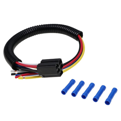 DVPARTS 5 Pin 18" Ignition Key Switch Wiring Harness M90206 Compatible with...