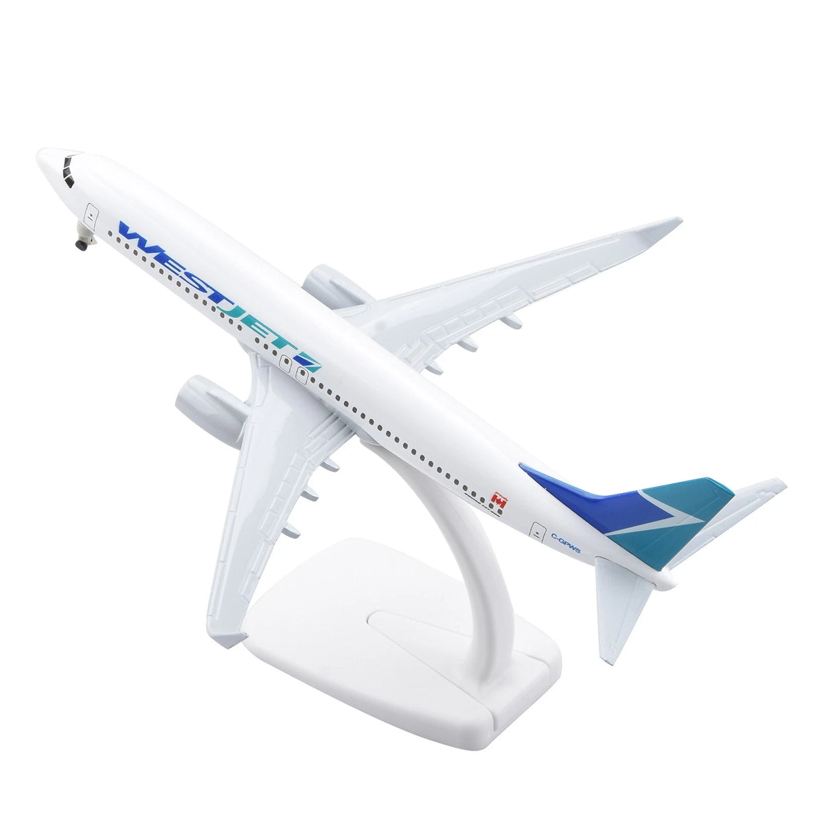 Alloy 1/300 American Westjet B737 Model Plane Diecast Airplane Aircraft Ornament