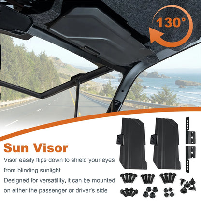 Set of Sun Visors for 2018-2025 Ranger XP 1000 ,2022-2024 RANGER SP 570 -2890288