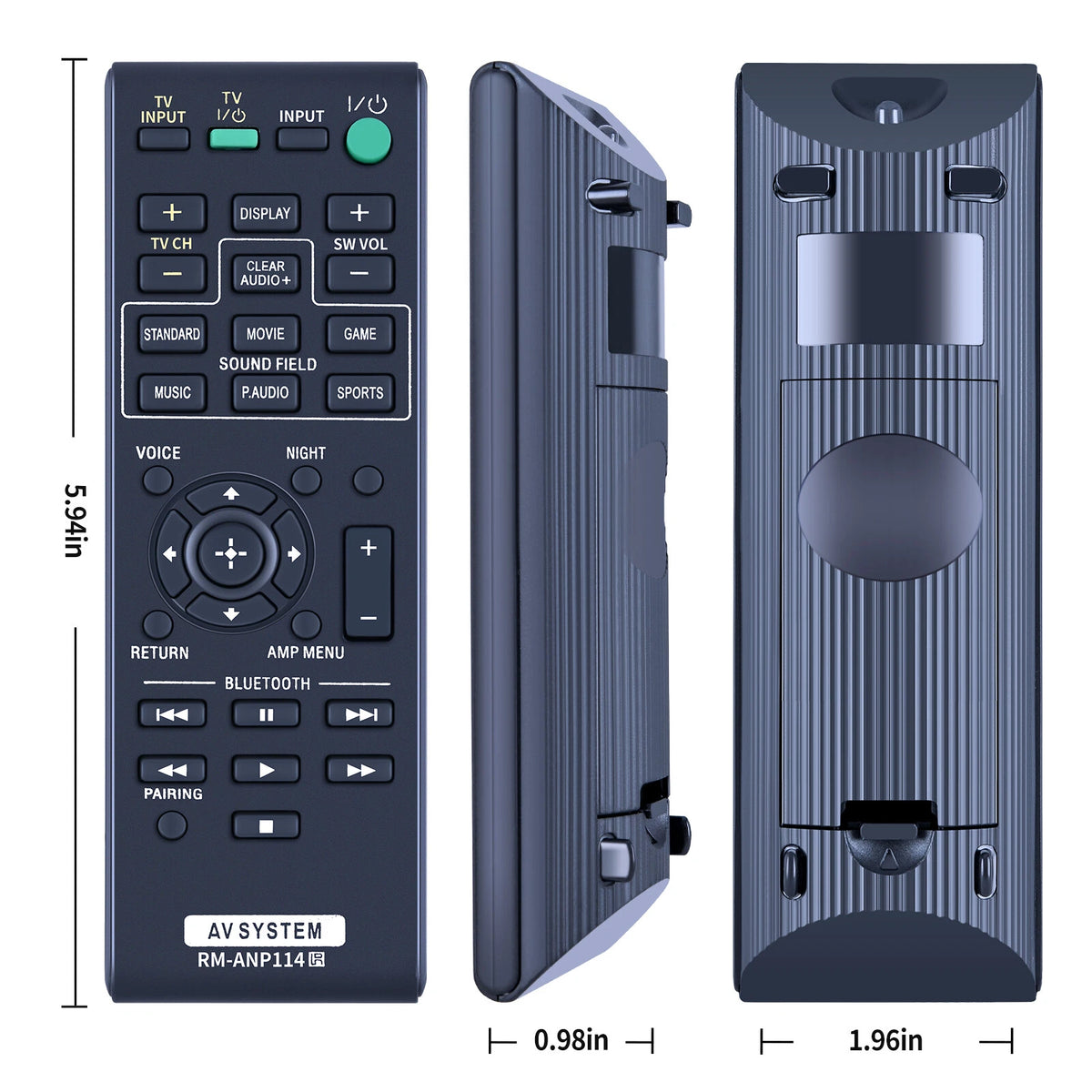 RM-ANP114 Remote Control For Sony Sound Bar HT-CT770 HT-CT370 HTCT770 HTCT370