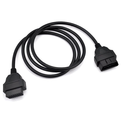 iKKEGOL 5ft 150cm 1.5M OBD-II OBD2 16 Pin Auto Car Male to Female OBD, Black