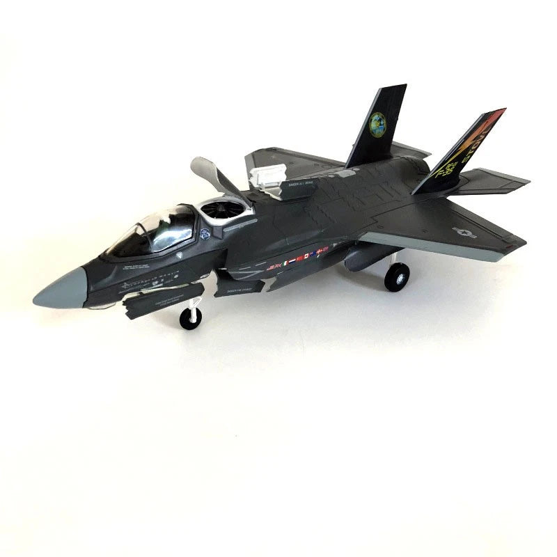 1:72 US Air Force F-35B Fighter Aircraft Diecast Model Military W/ Display Stand