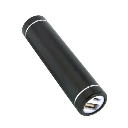 1*Black Alloy Mini 5V USB Power Bank Case Set 18650 Flat Top Battery Charger Box