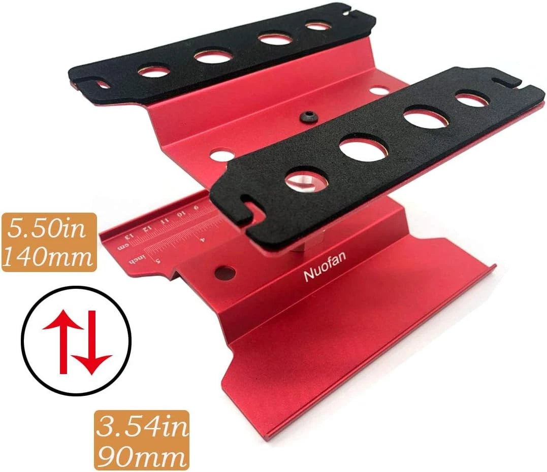 RC Car Work Stand Aluminum Repair Workstation 360 Degree Rotation Lift Lower...