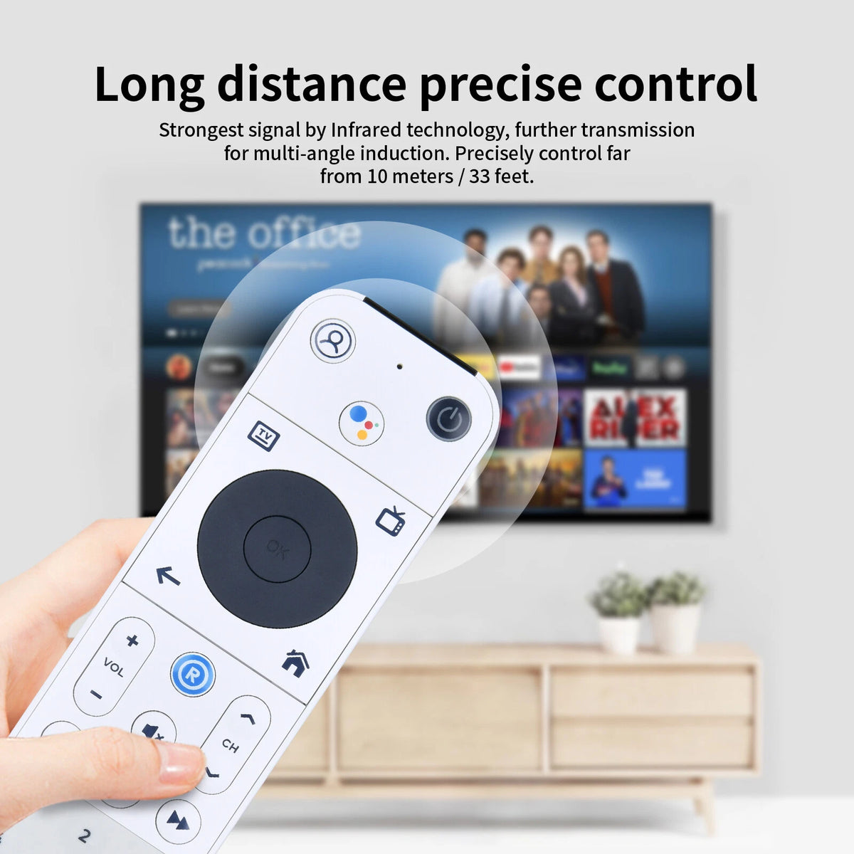 Remote Control For Sky TV’s  Sky Box and Sky Pod With Voice Function -White