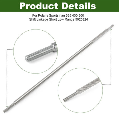 Low Range Shift Linkage Rod 5020824 For Polaris Sportsman 500 400 Silver