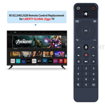 Voice Remote Control For Pilot UPC TV Box, Apollo 4K Box, Sunrise TV Box