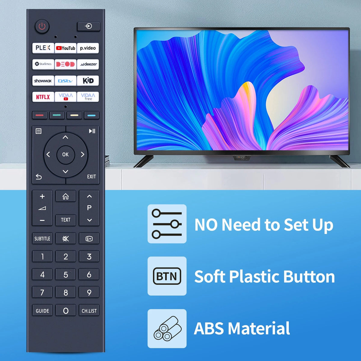 CT-95068 Remote Control For Toshiba Smart TV CT95068