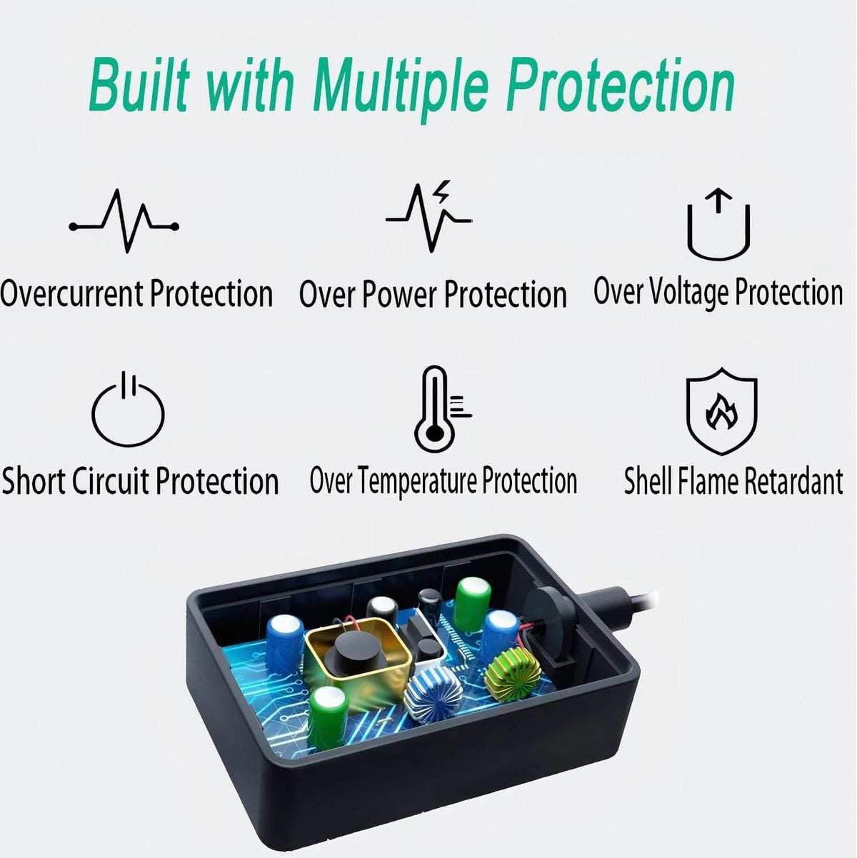 Power Adapter Supply for Yealink Voip Phone T54w T54S T52S T56A T57W...