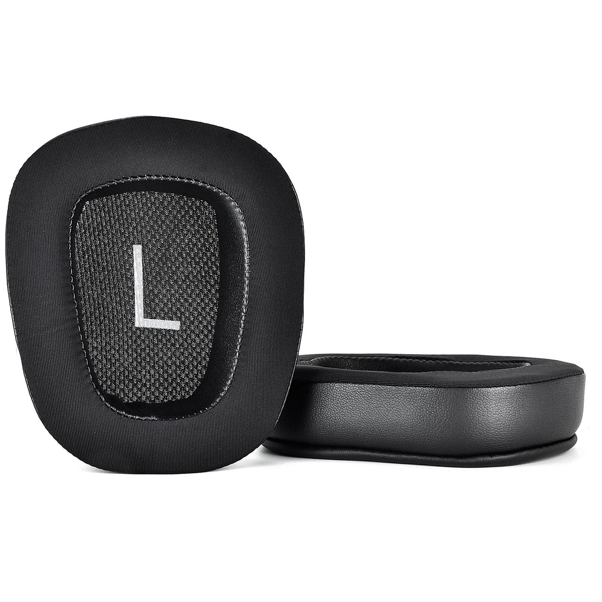 2Pcs L+R Protein Leather Headphone Earpads Cushion Cover For Logitech G35 G930