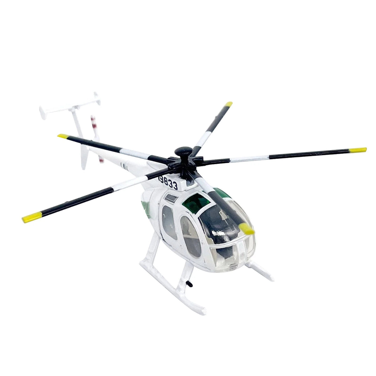 1PCS 2.8in US Army MH-6 Little Bird Helicopter Finished Model Toy Gift Kit