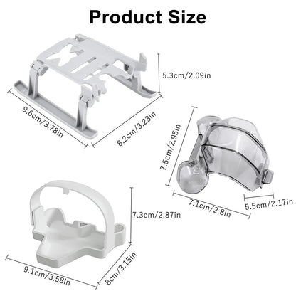 Craznick Mini 4 Pro Accessories Bundle: with Propellers Blades Guard Landing...
