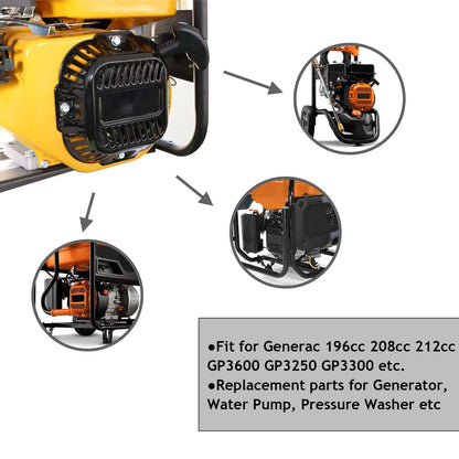 WOTIAN Pull Start Assembly Compatible with Generac 196cc 208cc 212cc, Black