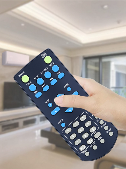 Replacement Remote Control For Capello DVD Player CVD2216 CVD2216BLK