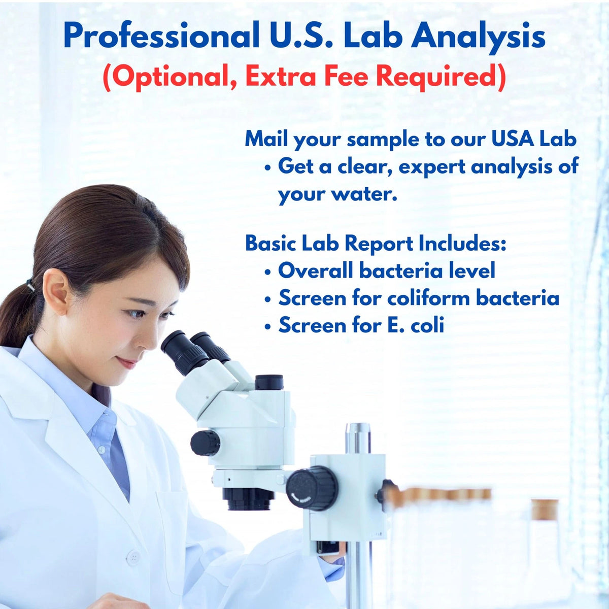 Evviva Sciences Water Bacteria Test Kit – 10 Tests for Total Bacteria,...