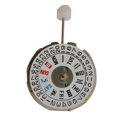Automatic Mechanical Movement Day Date Crown at 3 For NH36 27.4mm Diameter