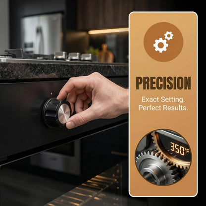 Replacement Knob for Air Fryer Parts : Universal 3.00X3.00X2.20CM, Black